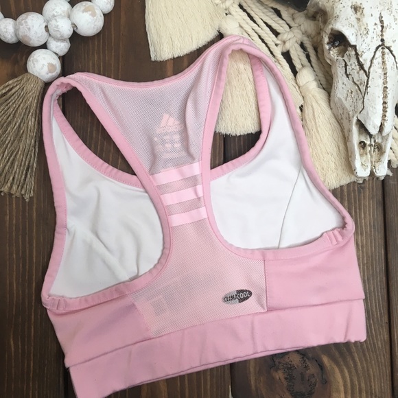Adidas | 3 Stripes Racerback Mesh‎ Sports Bra - Picture 3 of 6